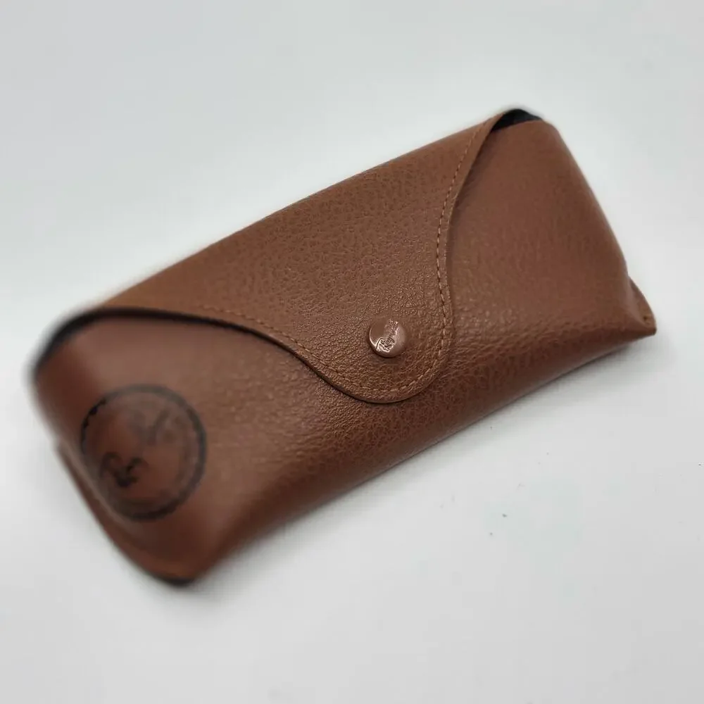 Ray-Ban faux leather sunglasses eyeglasses case brown 328